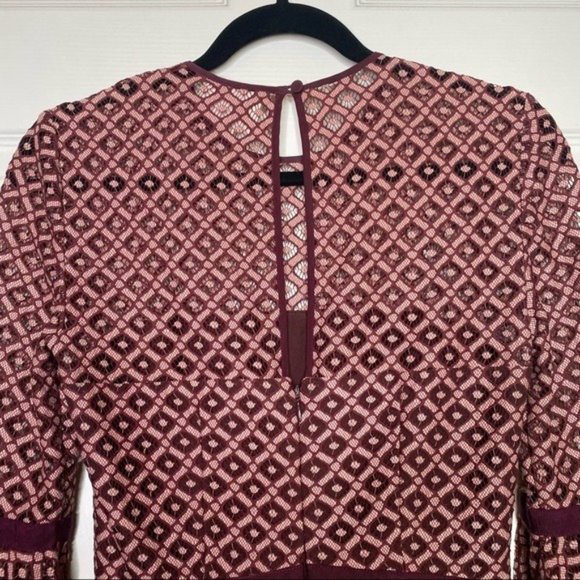 cinq a sept Cossette Lace Bell-Sleeve Dress - Picture 12 of 13